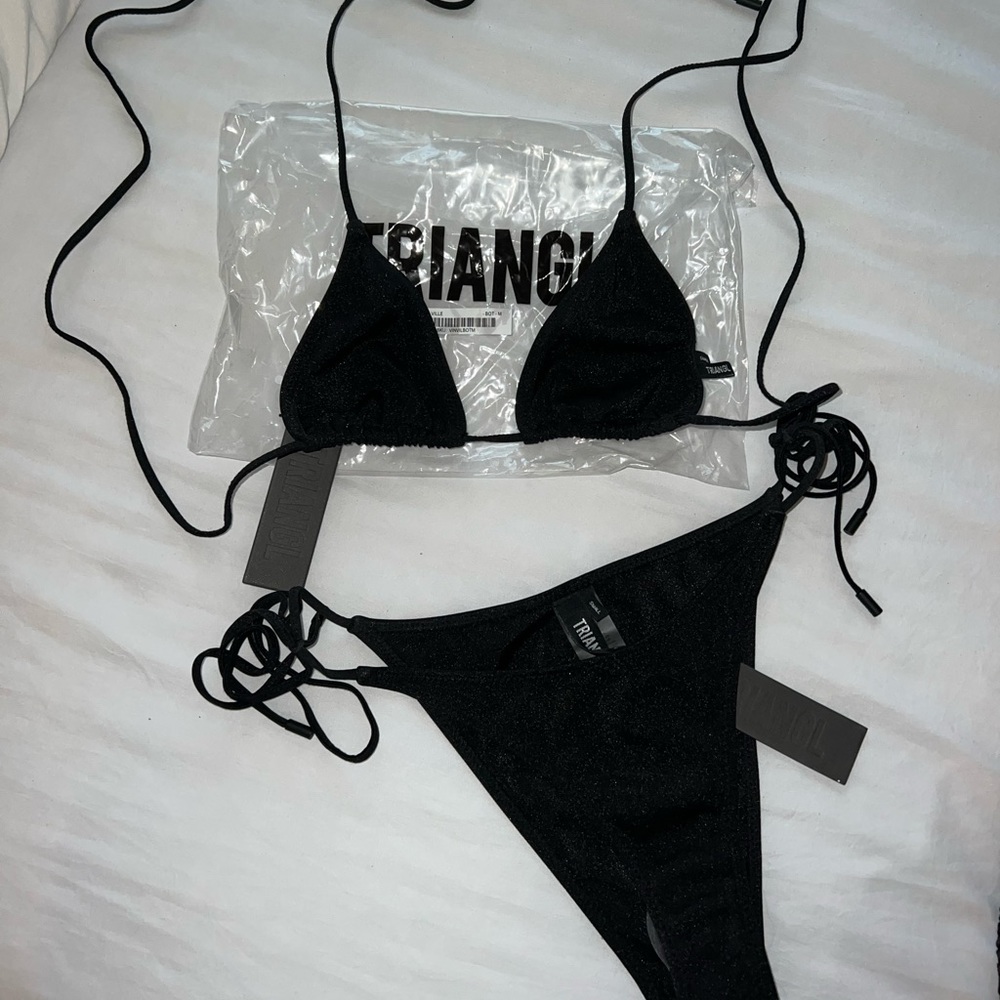 BLACK TRIANGL BIKINI🖤